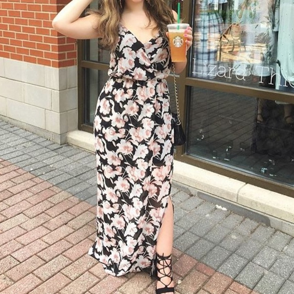 Floral maxi dress